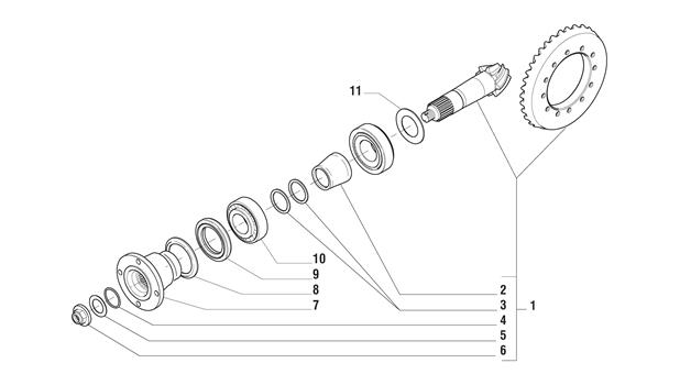 Carraro Axle Drawing for 134630, page 5