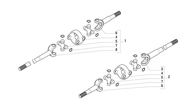 Carraro Axle Drawing for 134630, page 8