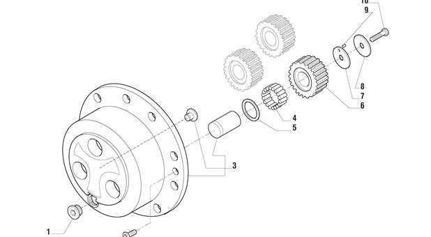 Carraro Axle Drawing for 150017, page 13