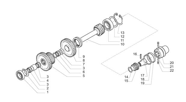 Carraro Axle Drawing for 150089, page 22