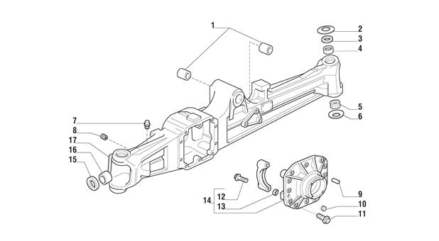 Carraro Axle Drawing for 125847, page 2