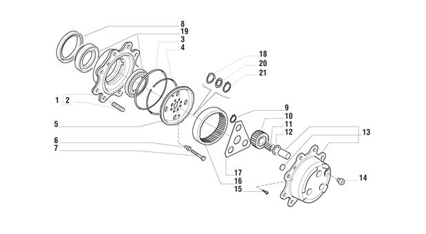 Carraro Axle Drawing for 126554, page 11
