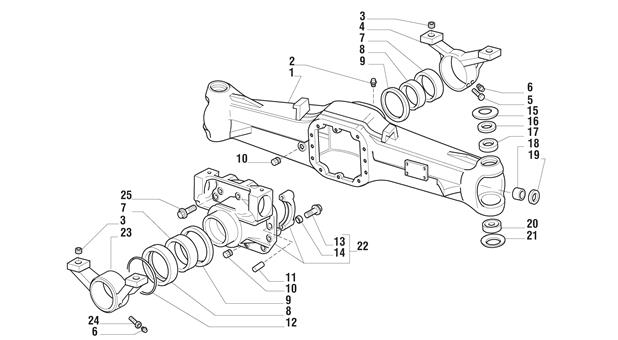 Carraro Axle Drawing for 126554, page 3