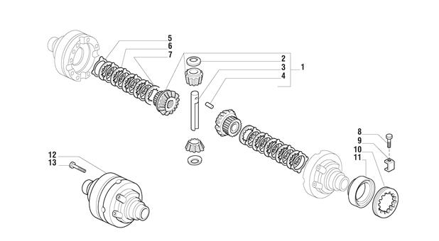 Carraro Axle Drawing for 126554, page 8