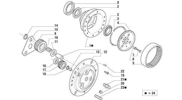 Carraro Axle Drawing for 126886, page 8