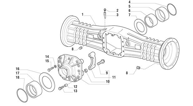 Carraro Axle Drawing for 127981, page 3