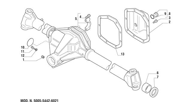 Carraro Axle Drawing for 129144, page 3