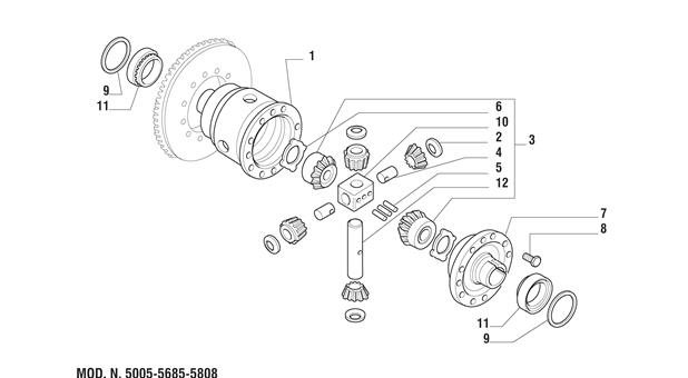 Carraro Axle Drawing for 129144, page 6