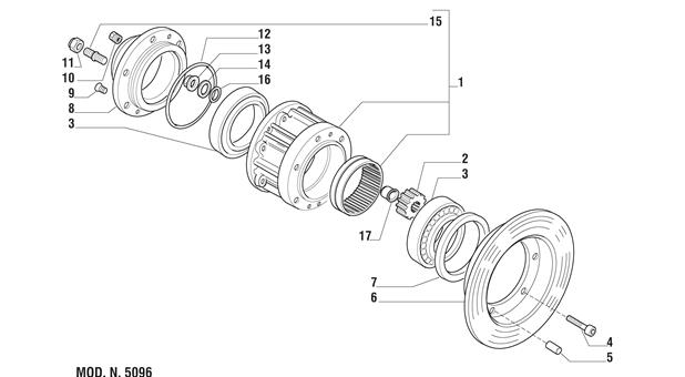 Carraro Axle Drawing for 129144, page 8