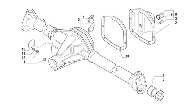 Carraro Axle Drawing for 129144, page 3