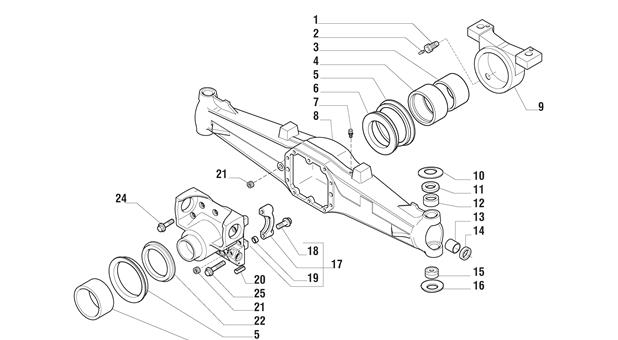 Carraro Axle Drawing for 129947, page 3