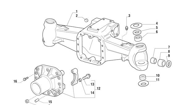 Carraro Axle Drawing for 132400, page 3