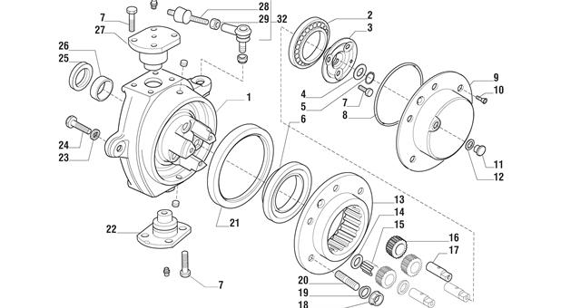 Carraro Axle Drawing for 132400, page 4