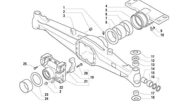 Carraro Axle Drawing for 133337, page 3