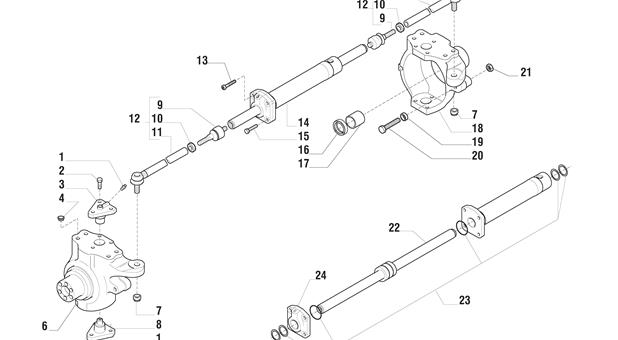 Carraro Axle Drawing for 133337, page 4