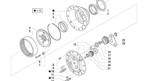 Carraro Axle Drawing for 133337, page 8