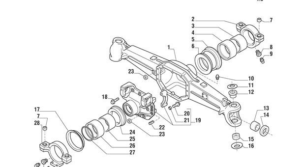 Carraro Axle Drawing for 133580, page 3