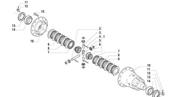 Carraro Axle Drawing for 133580, page 6