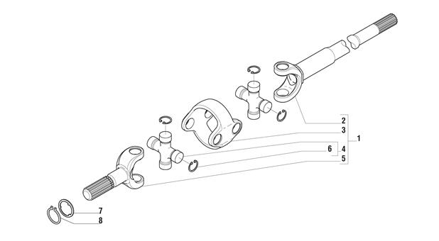 Carraro Axle Drawing for 133580, page 7