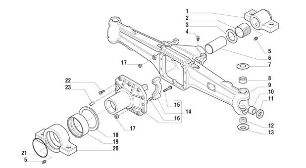 Carraro Axle Drawing for 133700, page 3