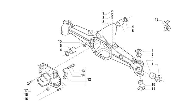 Carraro Axle Drawing for 133705, page 3