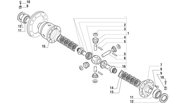 Carraro Axle Drawing for 133705, page 7