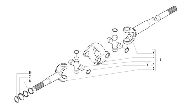 Carraro Axle Drawing for 133705, page 8