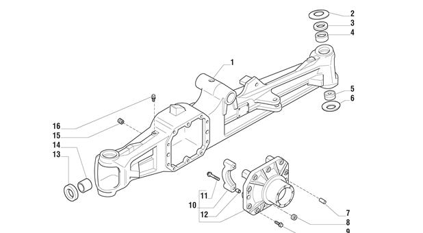 Carraro Axle Drawing for 133821, page 3