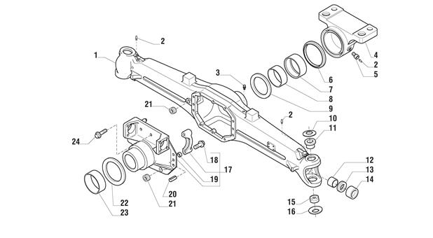 Carraro Axle Drawing for 134055, page 3