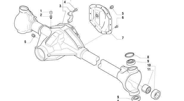 Carraro Axle Drawing for 134630, page 3