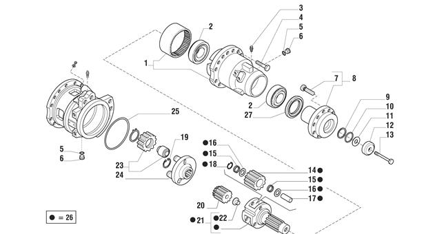 Carraro Axle Drawing for 134803, page 3