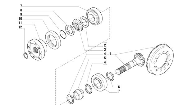 Carraro Axle Drawing for 135402, page 5