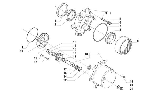 Carraro Axle Drawing for 135403, page 8