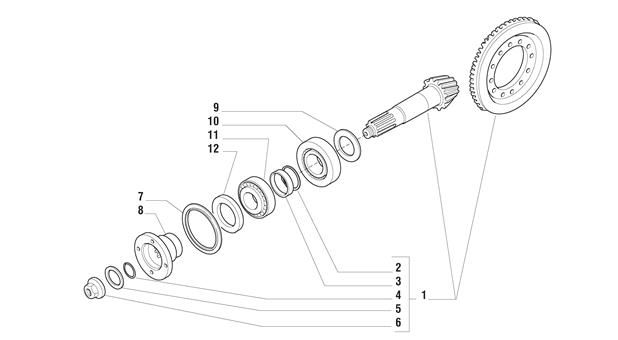 Carraro Axle Drawing for 135500, page 4