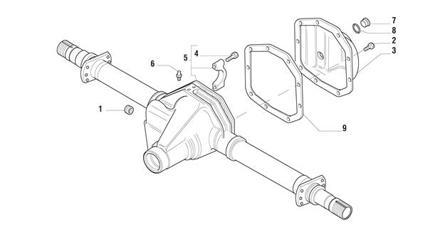 Carraro Axle Drawing for 135690, page 3