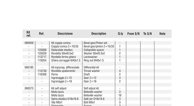 Carraro Axle Drawing for 135835, page 12