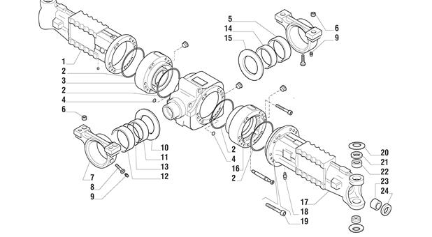 Carraro Axle Drawing for 136531, page 3