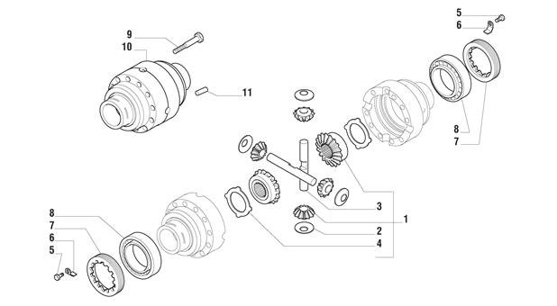 Carraro Axle Drawing for 136534, page 8