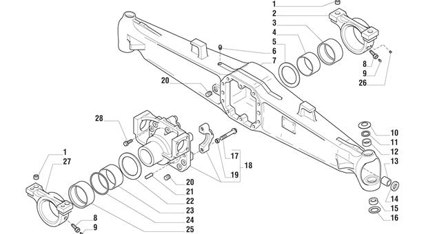 Carraro Axle Drawing for 138015, page 3