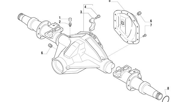 Carraro Axle Drawing for 138108, page 3