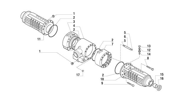 Carraro Axle Drawing for 138111, page 3