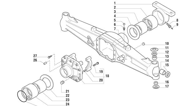 Carraro Axle Drawing for 138409, page 3