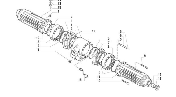 Carraro Axle Drawing for 138631, page 3