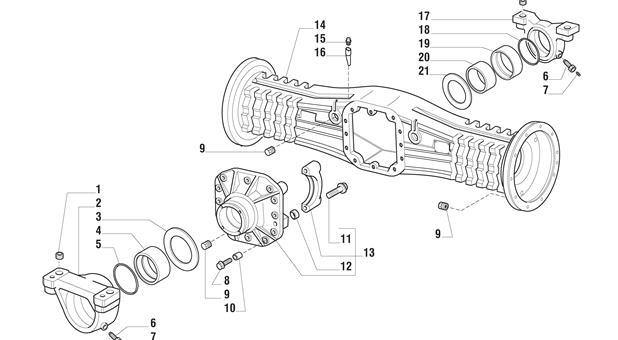 Carraro Axle Drawing for 138742, page 3