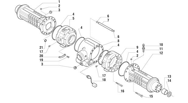 Carraro Axle Drawing for 139003, page 3