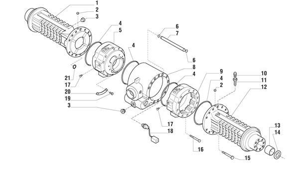 Carraro Axle Drawing for 139006, page 3