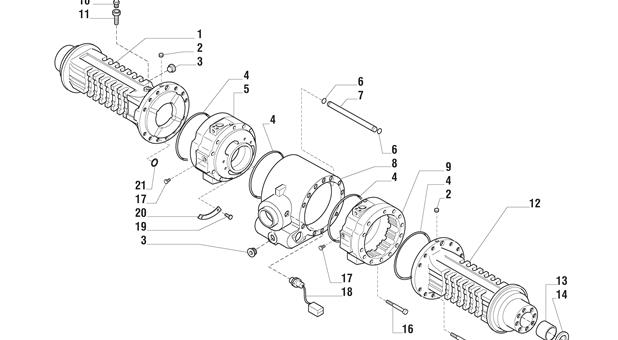 Carraro Axle Drawing for 139007, page 3