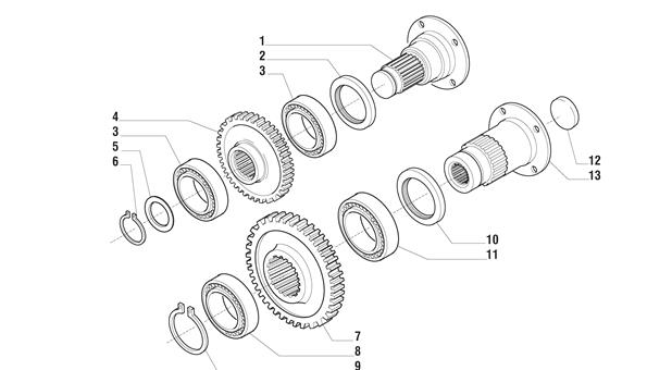 Carraro Axle Drawing for 139274, page 13