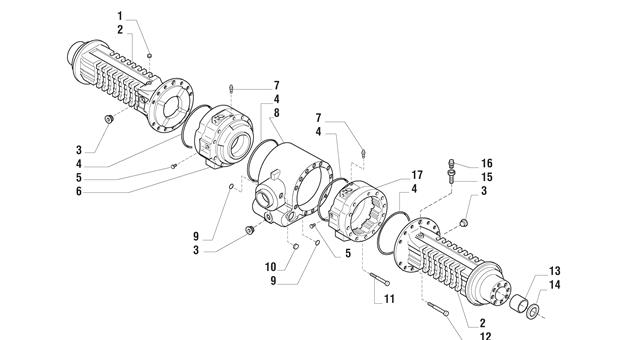 Carraro Axle Drawing for 139374, page 3