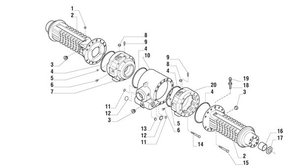 Carraro Axle Drawing for 139404, page 3